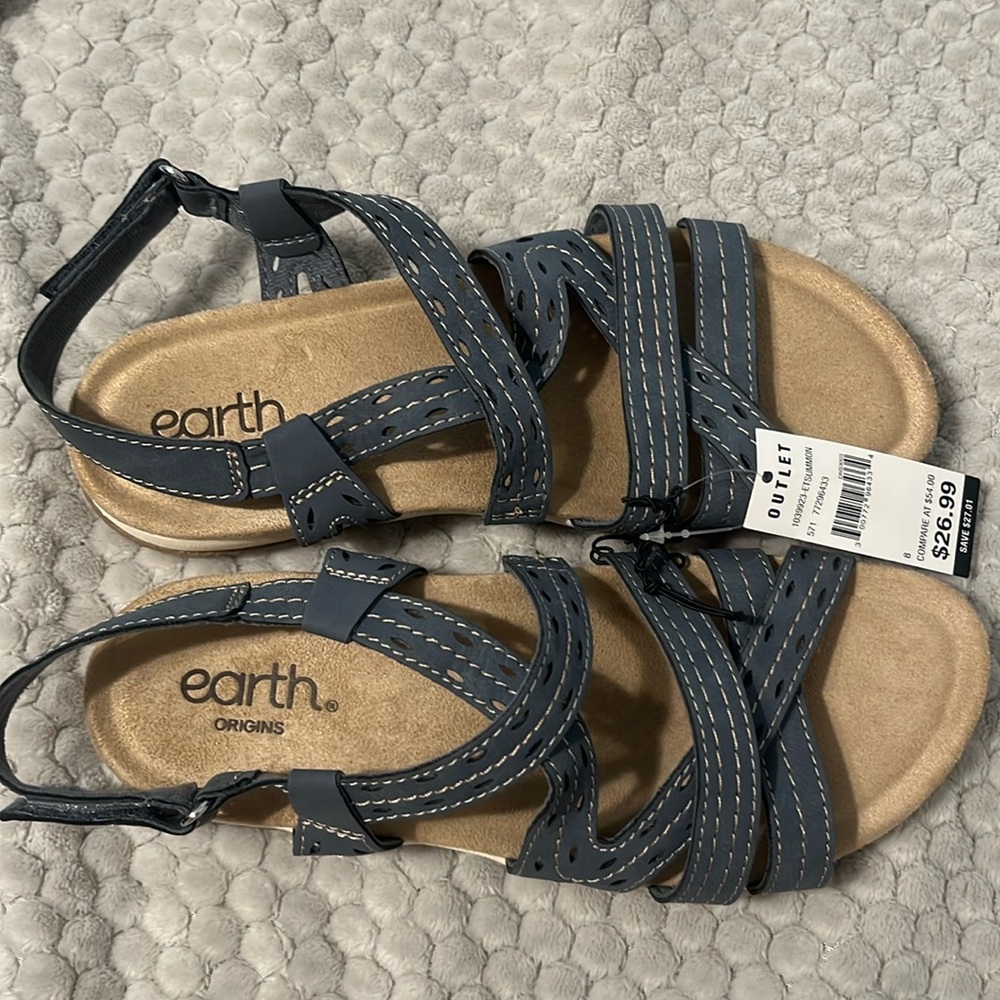 Women’s sandals size 8 blue